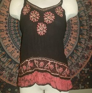 Black/Red tank